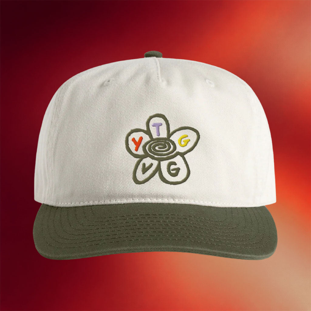 Young The Giant Merch 2026 Flower Hat Embroidered Victory Garden Tour Merch Fan Gifts - Merchluma