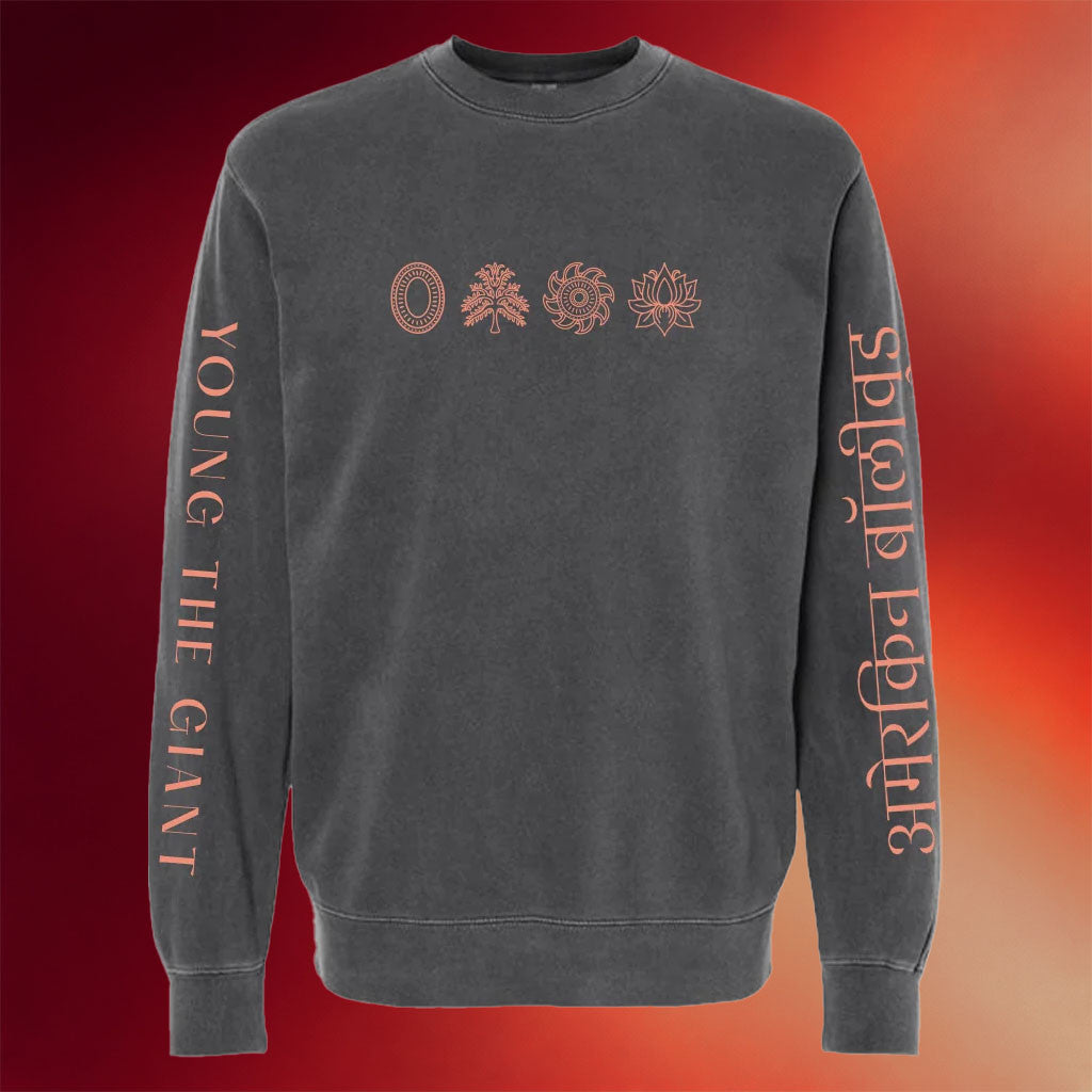 Young The Giant Merch 2026 Symbols Crewneck Sweatshirt Gifts For Rock Music Lovers - Merchluma