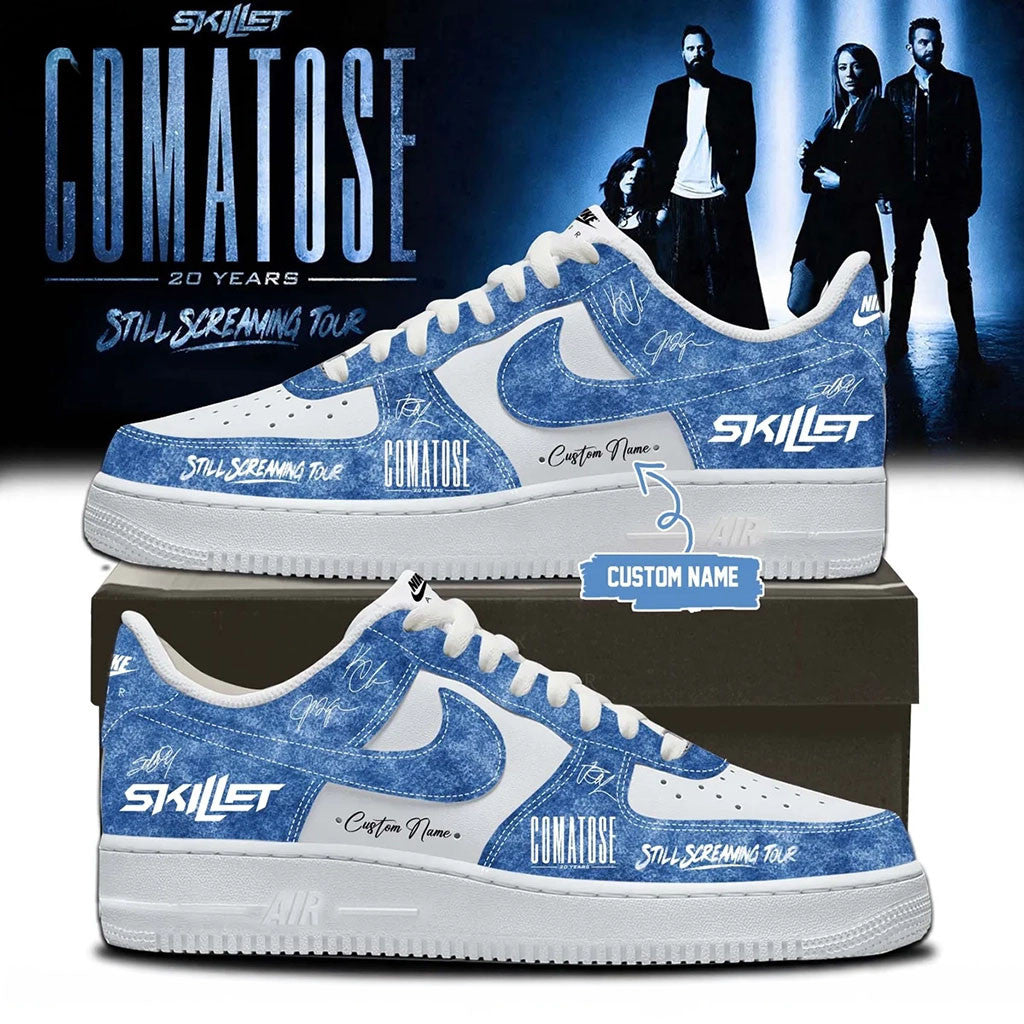 Custom Skillet Merch 2026 Comatose 20 Years Still Screaming Tour Shoes Gifts For Music Fans - Merchluma