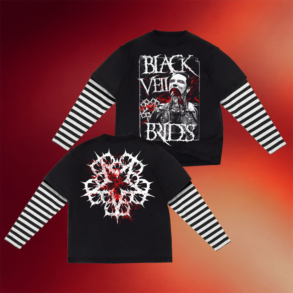 Black Veil Brides Merch 2026 Andy Vampire Long Sleeve Shirt Presents For Rock Lovers - Merchluma