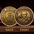 Indiana Jones 45th Anniversary Commemorative Coin Adventure Awaits Indiana Jones Merch Gifts - Merchluma
