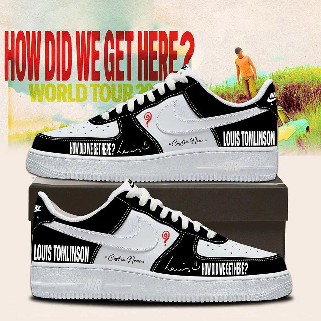 Customized Louis Tomlinson Merch 2026 How Did We Get Here Tour Shoes Gift Ideas For Fans - Merchluma