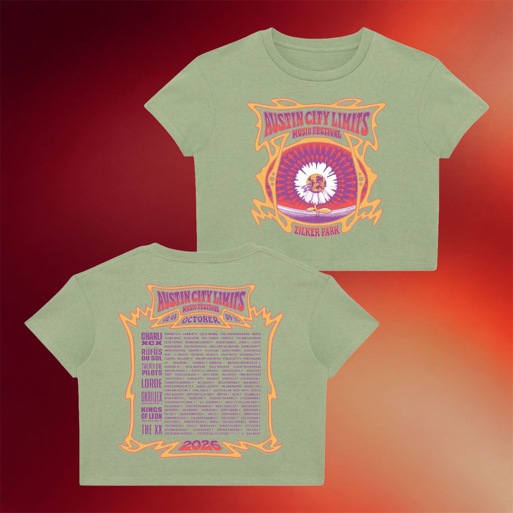 ACL Festival Merch 2026 Daisy Lineup Crop Top Music Concert Outfits Gift For Sisters - Merchluma