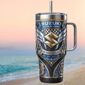 Suzuki GSX RR Racing Legacy 1952 Motorcycle Sport Tumbler Birthday Gift For Brothers - Merchluma