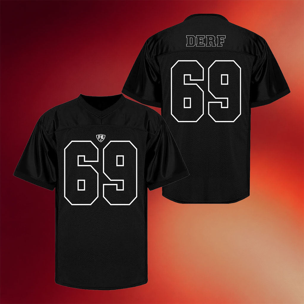 Derf Merch 2026 FB 69 Jersey Derf Jersey Shirt Black Fred Beyer Merch Gift Ideas For Him - Merchluma