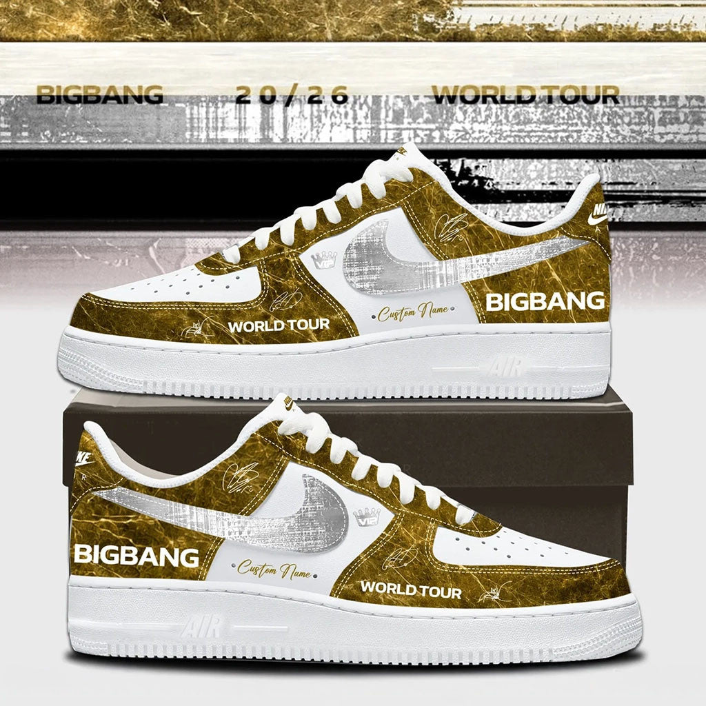 Personalized BigBang Merch 2026 World Tour Signature Sneakers VIP Shoes Gift For Music Lovers - Merchluma