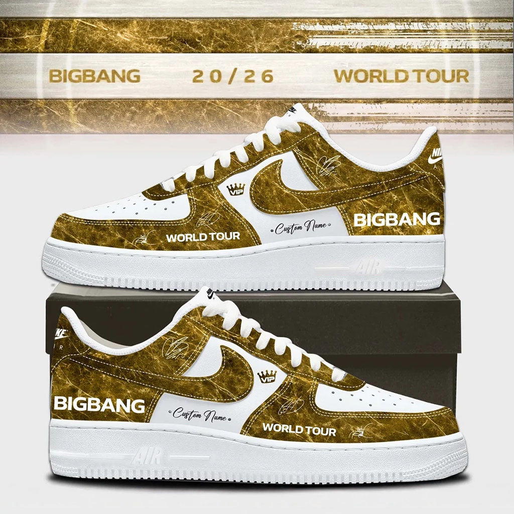 Personalized BigBang Merch 2026 World Tour Signed Sneakers BigBang 20th Anniversary Merch - Merchluma