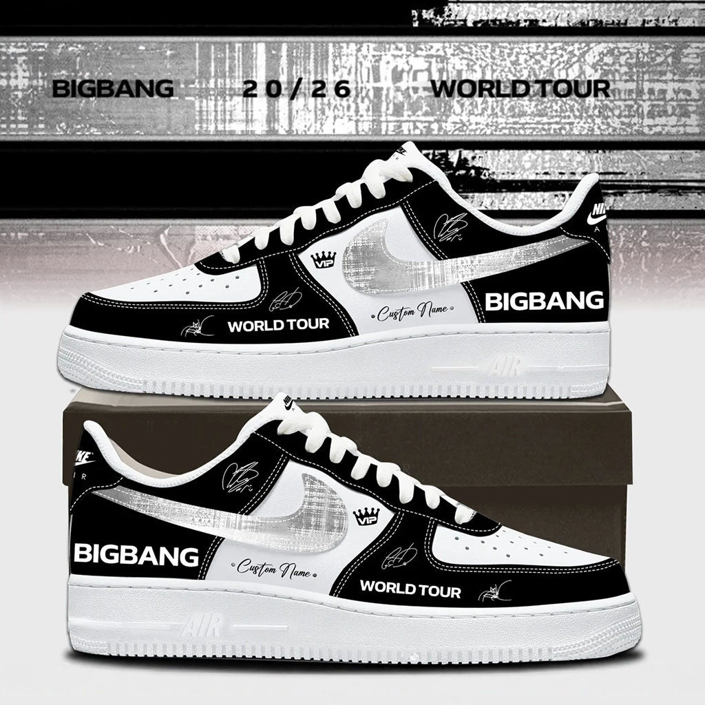 Personalized BigBang World Tour Signature Sneakers BigBang Merch 2026 Gift For VIPs - Merchluma