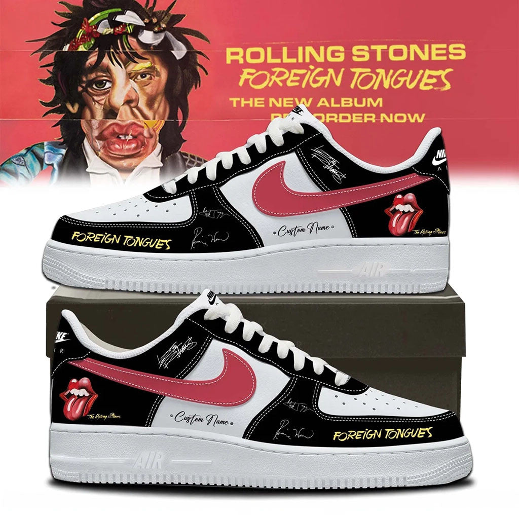 Customize The Rolling Stones Merch 2026 Foreign Tongues Sneakers Signed Music Fan Gift Ideas - Merchluma