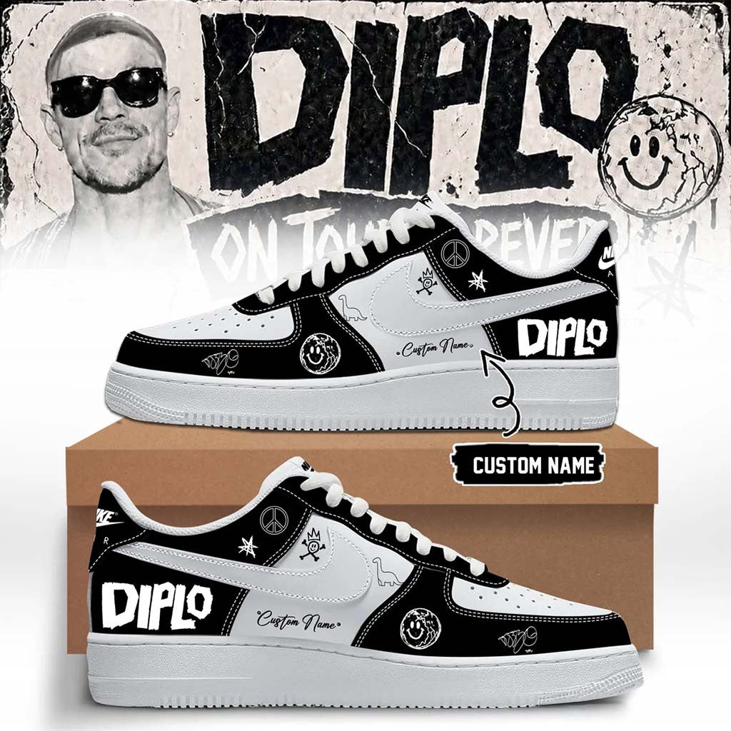 Personalized Diplo Merch 2026 On Tour Forever Signed Sneakers Gifts For DJ Fans - Merchluma