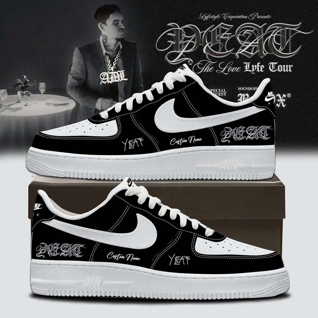 Personalized Yeat Lovelyfe Tour Signed Sneakers ADL Yeat Merch Best Gift for Rap Fans - Merchluma