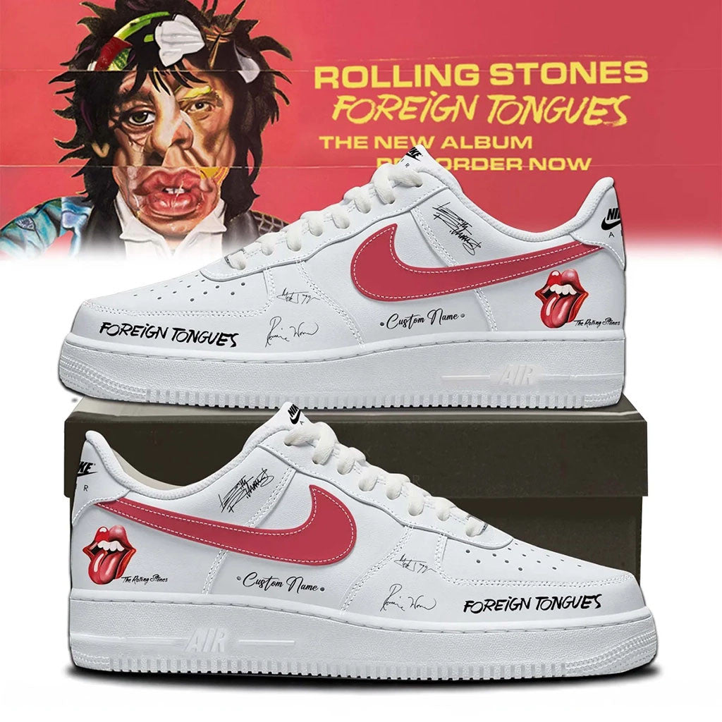 Personalized The Rolling Stones Merch 2026 Foreign Tongues Album Sneakers Gift For Rock Fans - Merchluma