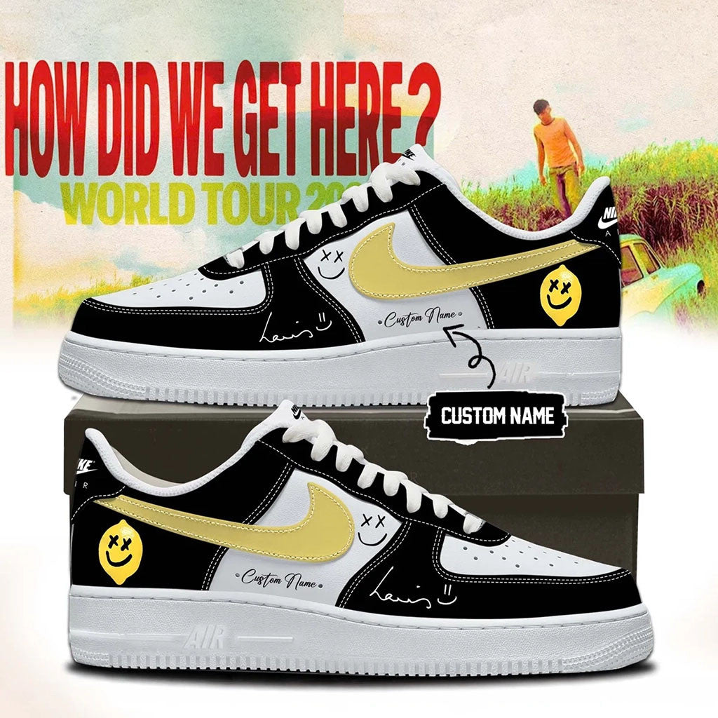 Personalized Louis Tomlinson Merch 2026 How Did We Get Here Tour Sneakers Gift For Music Lover - Merchluma