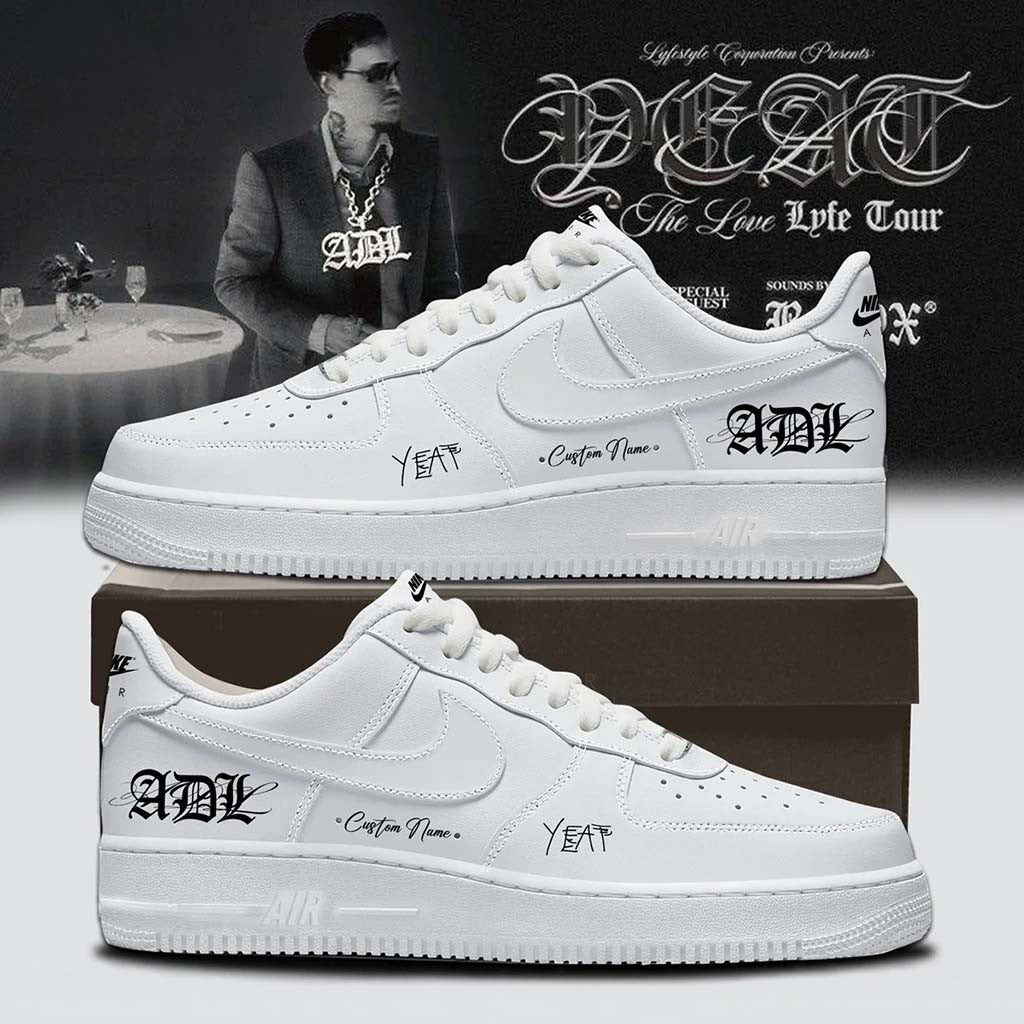 Personalized Yeat Lovelyfe Tour Signed Sneakers ADL Shoes Yeat Merch Gift for Brothers - Merchluma