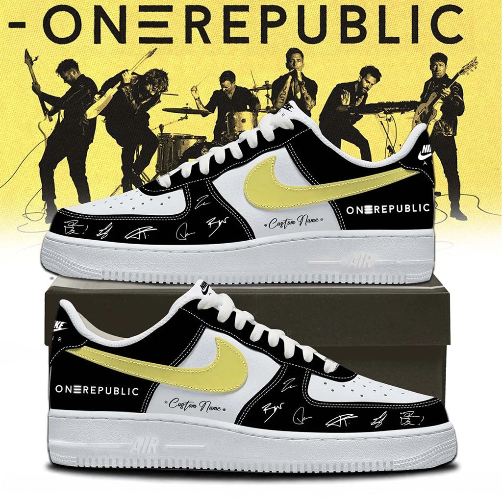 Personalized OneRepublic Merch 2026 Band Signature Sneakers Music Fan Shoes Birthday Gifts - Merchluma