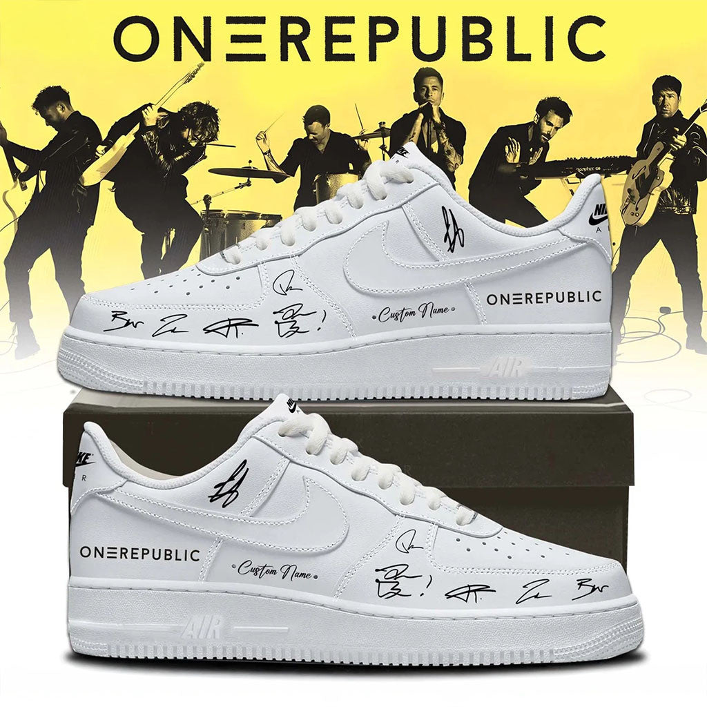 Personalized OneRepublic Sneakers 2026 Band Signature Shoes OneRepublic Merch Gift For Fans - Merchluma