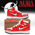 Custom Diljit Dosanjh AURA World Tour Signature Shoes Diljit Dosanjh Merch Gifts For Fans - Merchluma