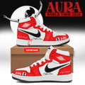 Custom Diljit Dosanjh Merch AURA World Tour Signature Shoes Gift Ideas For Music Lovers - Merchluma