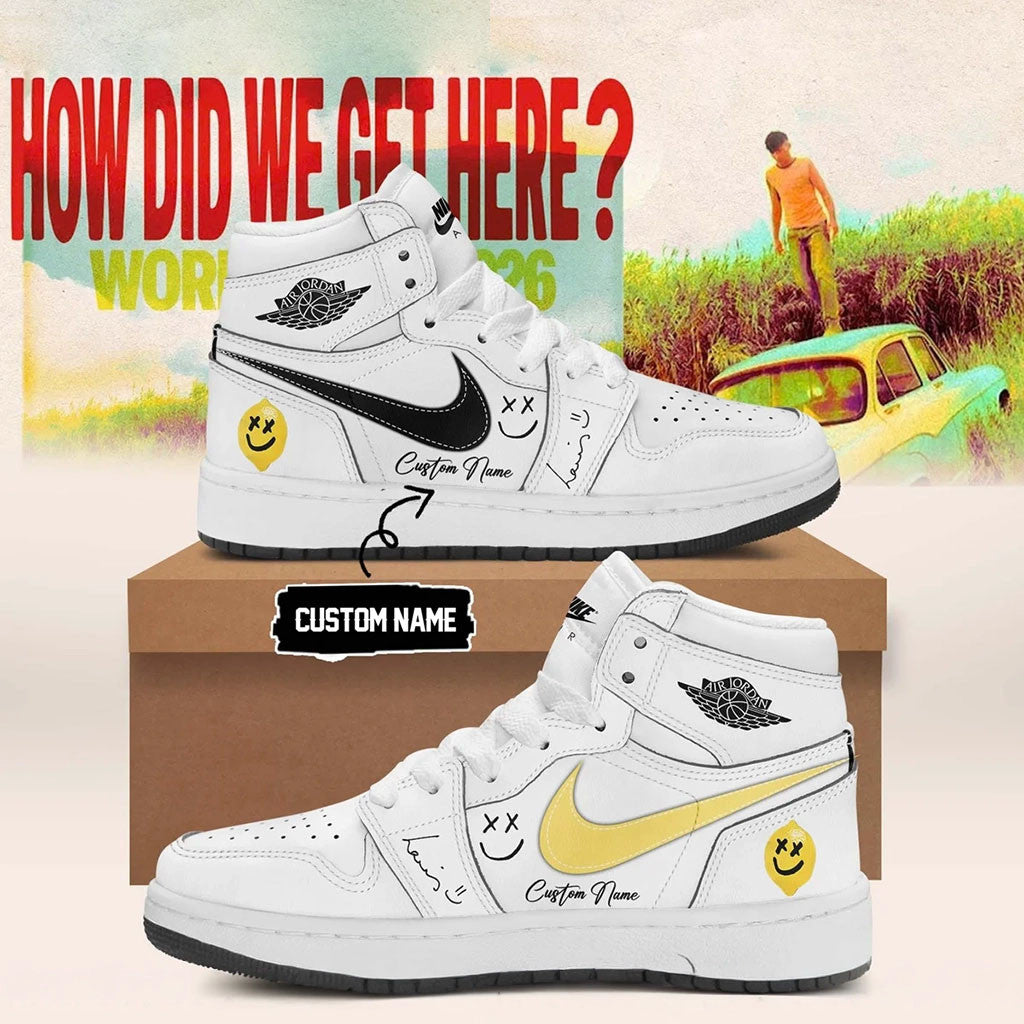 Custom Louis Tomlinson How Did We Get Here Tour 2026 Sneakers Louis Tomlinson Merch Fan Shoes - Merchluma