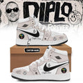 Customized Diplo On Tour Forever Signed Sneakers Diplo Merch Cool Gifts For Music Lovers - Merchluma