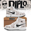 Customized Diplo On Tour Forever Signed Sneakers Diplo Merch Music Lover Gift Ideas For Him - Merchluma