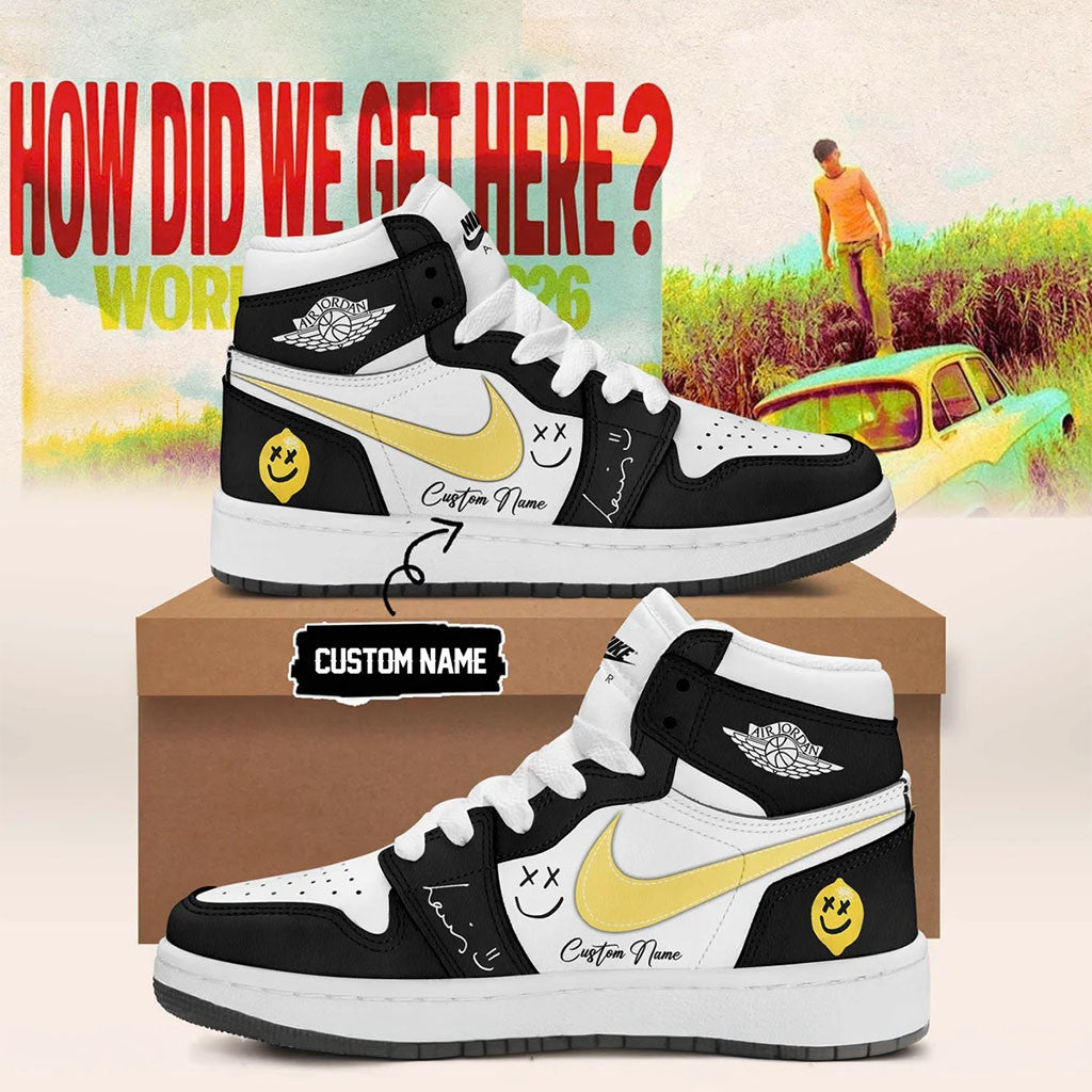 Customized Louis Tomlinson Merch 2026 How Did We Get Here Tour Sneakers Gift For Husband - Merchluma