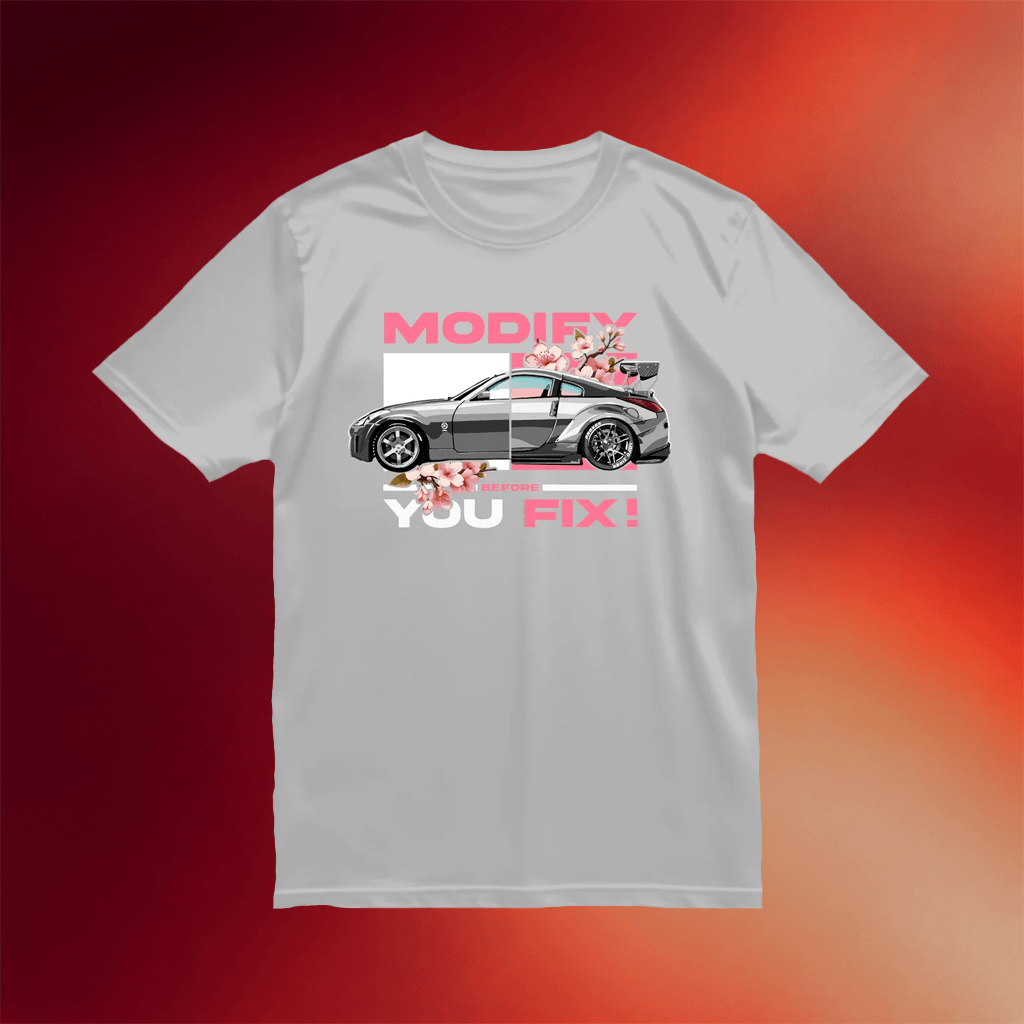 Icon Box Merch 350Z Modified Before You Fix Shirt Birthday Presents For Wife - Merchluma