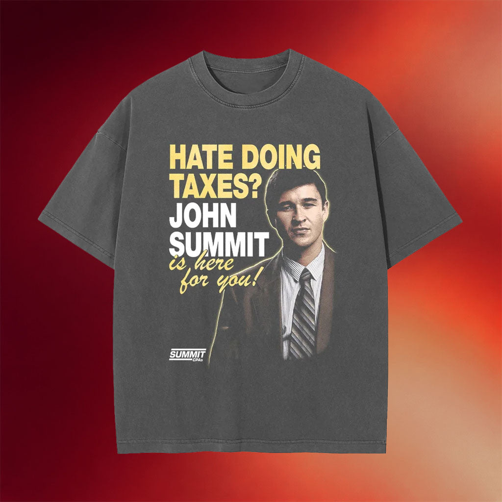 John Summit Merch 2026 Summit CPAs T-Shirt Hate Doing Taxes Shirt Gifts For DJ Fans - Merchluma