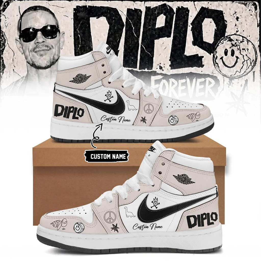 Personalized Diplo Merch 2026 On Tour Forever Signed Sneakers Music Related Gifts For Guys - Merchluma