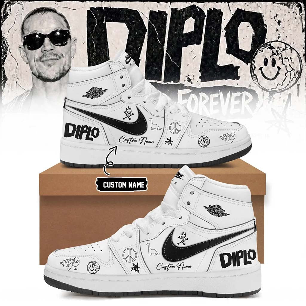 Personalized Diplo Merch 2026 On Tour Forever Signed Sneakers Presents For Music Lovers - Merchluma