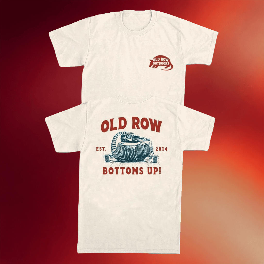 Old Row Merch Bottoms Up Armadillo Shirt Birthday Gift Ideas For Brother - Merchluma