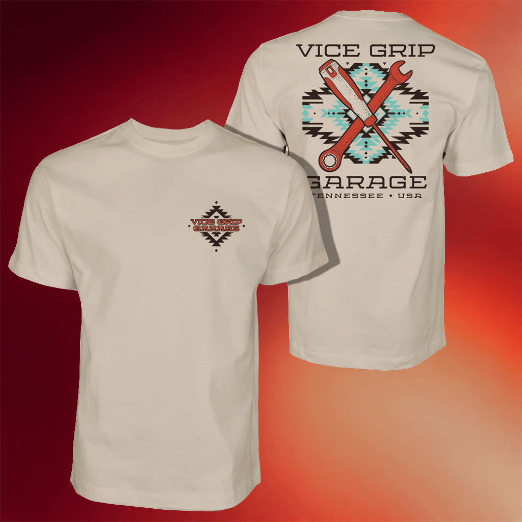 Vice Grip Garage Merch VGG Western Shirt Birthday Ideas For Dad - Merchluma