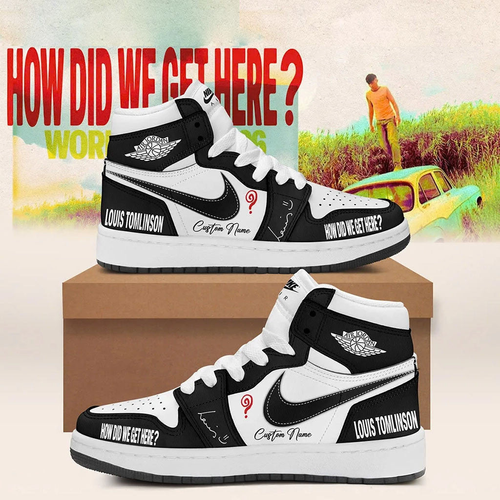 Personalized Louis Tomlinson Merch 2026 How Did We Get Here Tour Sneakers Gift For Fans - Merchluma