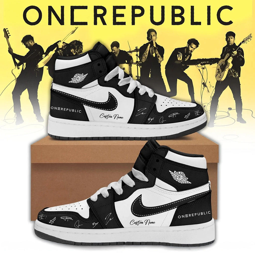 Personalized OneRepublic Merch 2026 Band Signature Sneakers Cool Gift For Music Lovers - Merchluma