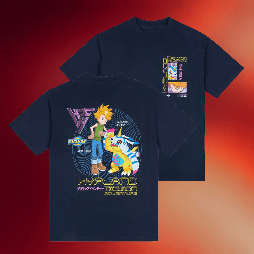 Hypland Merch Digimon Matt Shirt Best Birthday Gift For Son - Merchluma