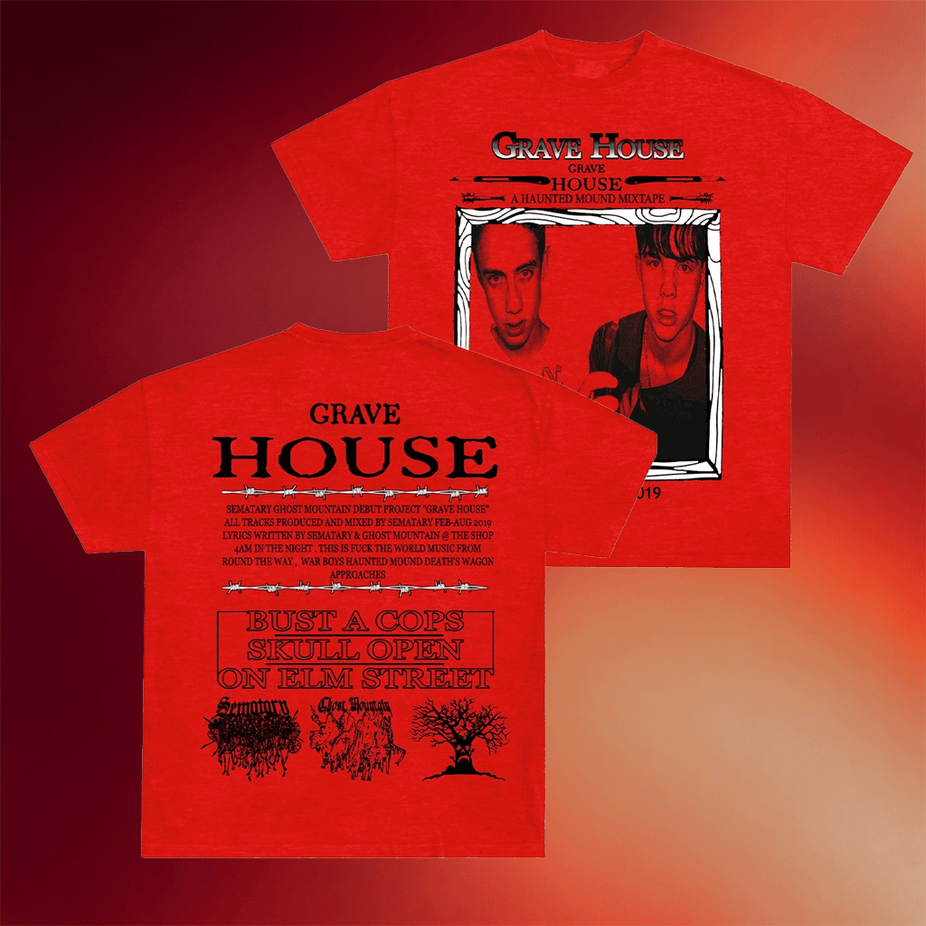 Grave House Haunted Mound Mixtape Shirt 2026 Gifts For Music Enthusiasts - Merchluma