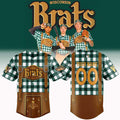 Personalized Wisconsin Brats Rawlings Replica Jersey 2026 Wisconsin Brats Merch Fan Gifts - Merchluma