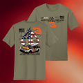 Rcrracing Merch 2026 Austin Dillon 2026 Bass Pro Shops Winchester Brown Patriotic T-Shirt - Merchluma