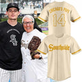 Chicago White Sox Southside Chicago's Pope #14 Baseball Jersey Chicago Baseball Merch Fan Gifts - Merchluma