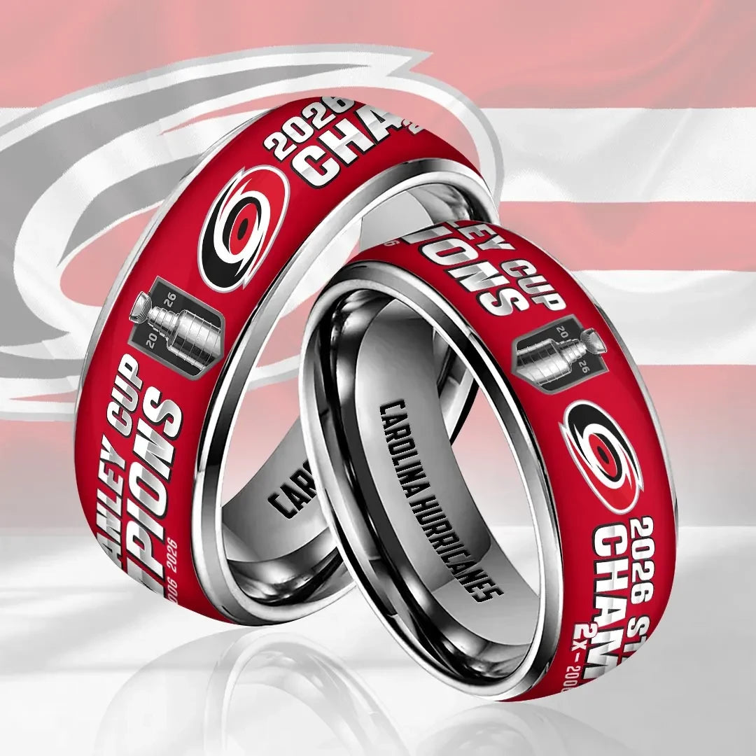Carolina Hurricanes 2026 Stanley Cup Champions Ring Carolina Hurricanes Merch Gift For Him - Merchluma
