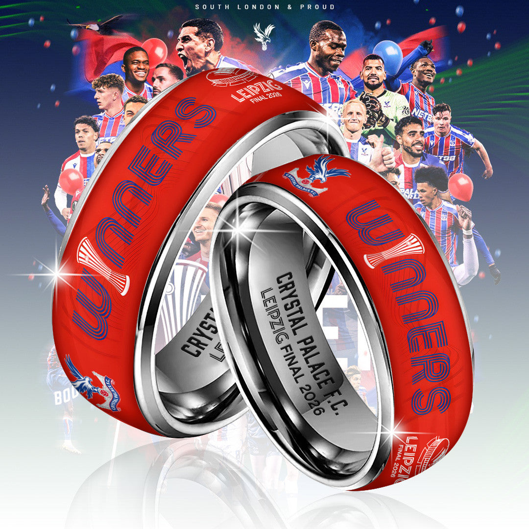 Crystal Palace FC Conference League Winners 2026 Ring Crystal Palace FC Merch Best Gift For Dad - Merchluma
