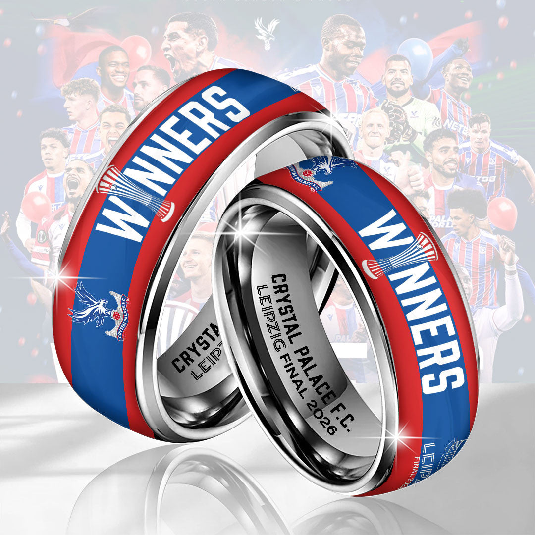 Crystal Palace FC Conference League Winners 2026 Ring Football Lover Merchandise Gift For Dad - Merchluma