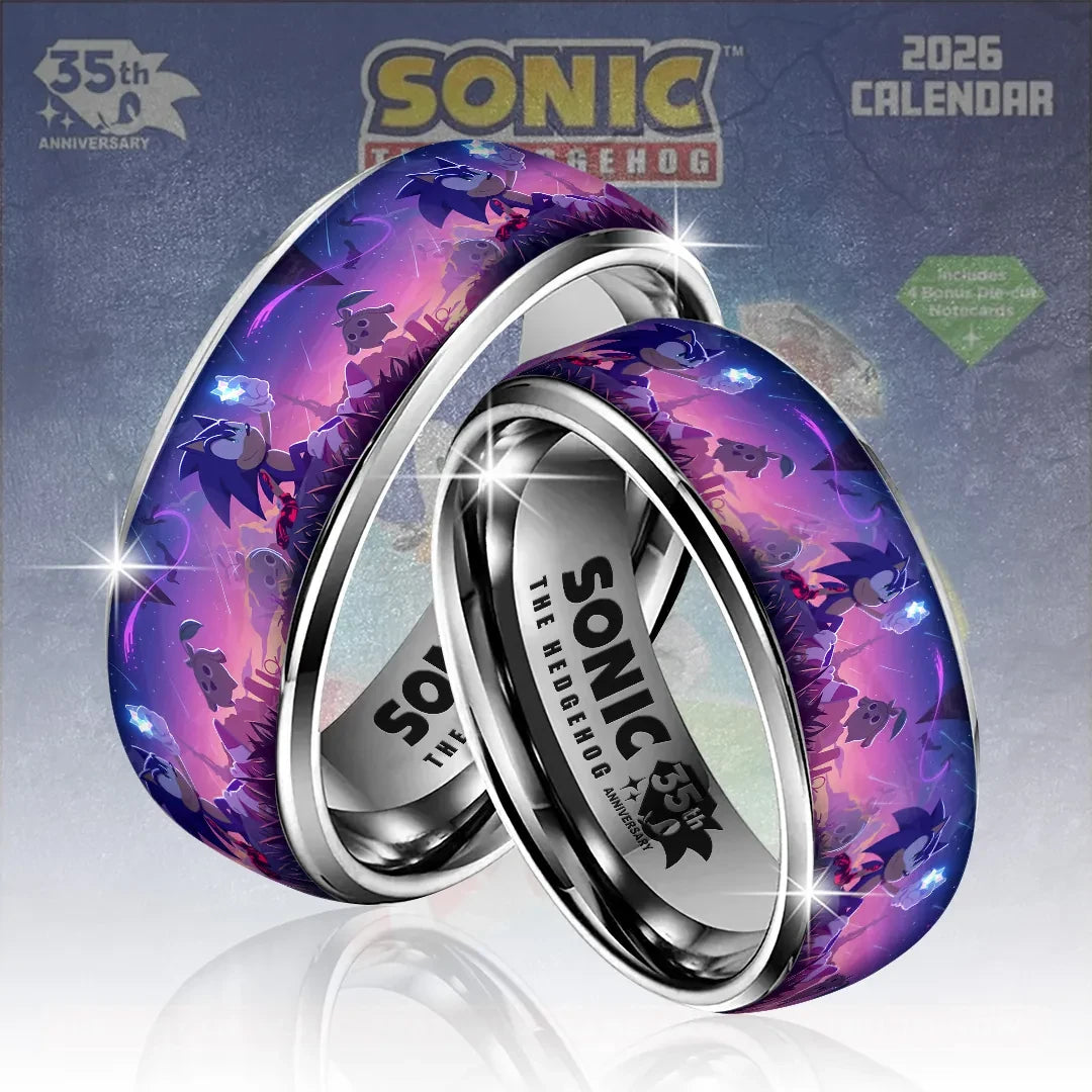 Sonic The Hedgehog 35th Anniversary Merch 2026 Sonic The Hedgehog Ring Gift For Sisters - Merchluma