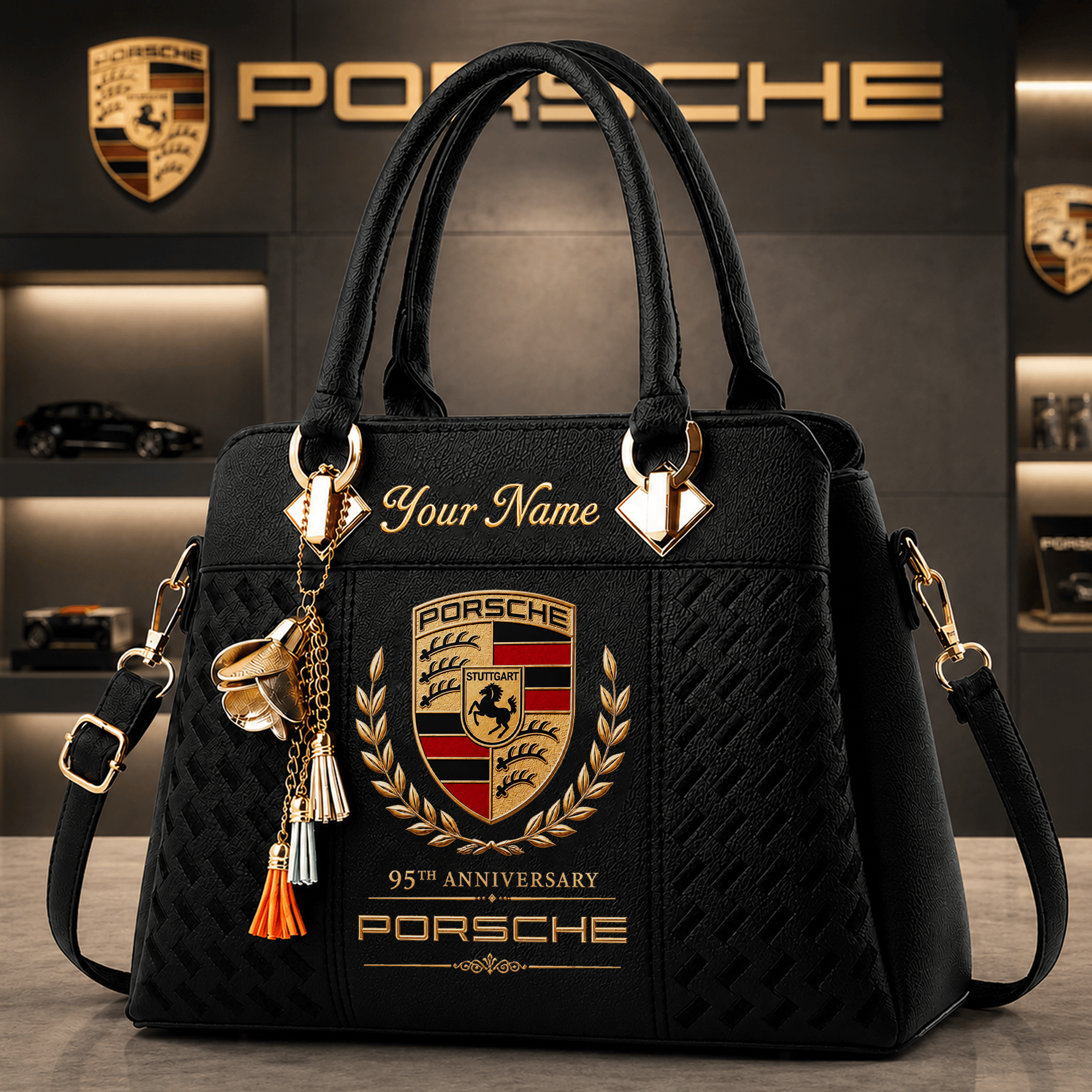 Personalized Pors 95th Anniversary Leather Handbag 1931 2026 Gift Ideas For Mom - Merchluma