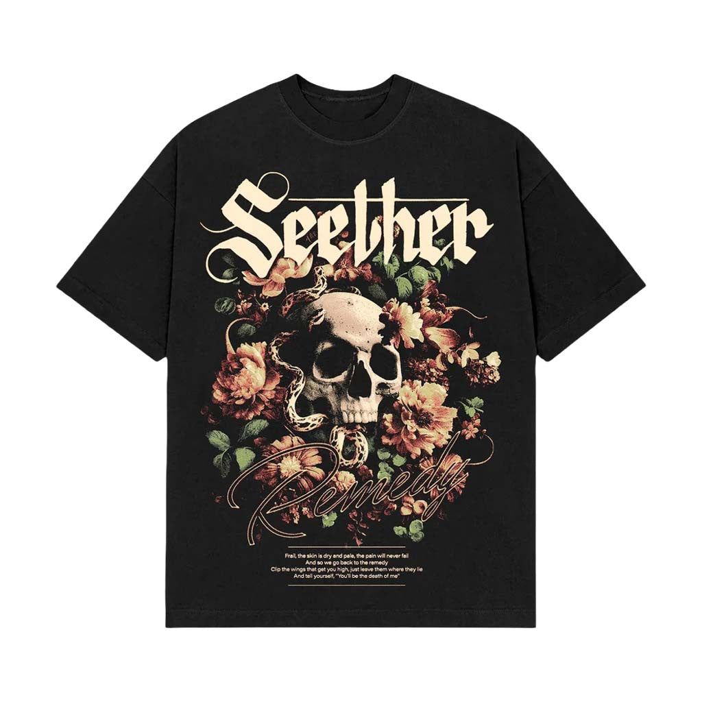 Seether Merch 2026 Remedy Rose T-Shirt Presents For Rock Music Lovers - Merchluma