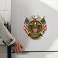 250 Years Anniversary USA Fridge Magnet Patriotic Eagle 1776-2026 4th Of July Merch Gifts - Merchluma