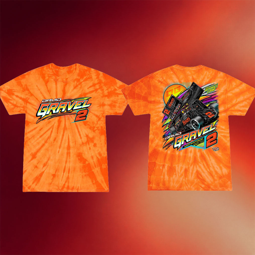 David Gravel Merch 2026 Color Surge T-Shirt #2 David Gravel Tie Dye Shirt Gift For Racing Fans - Merchluma