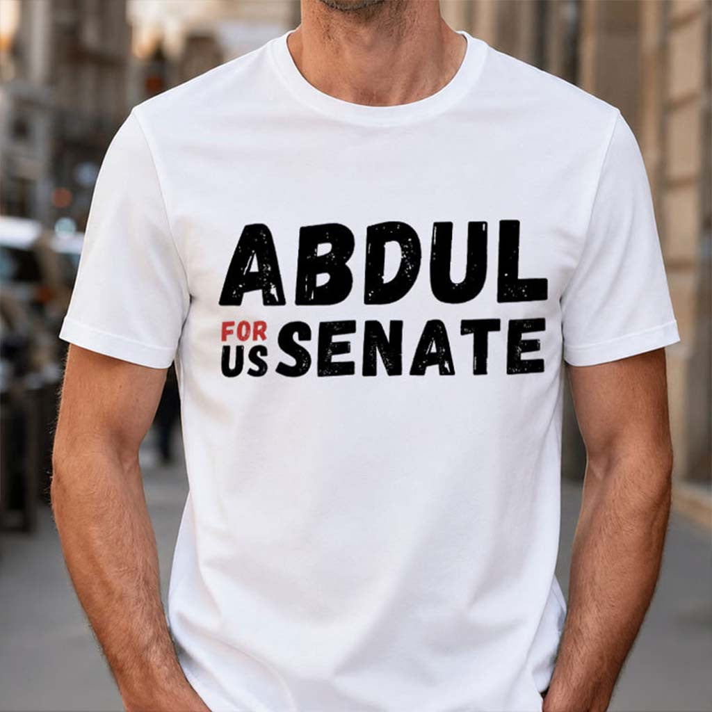 Abdul For US Senate Shirt Vote Michigan Political Campaign T-Shirt Gifts For Dad - Merchluma