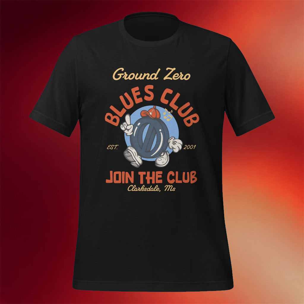 Ground Zero Blues Club Merch 2026 Ground Zero Tune T-Shirt Black Gift Ideas for Friends - Merchluma