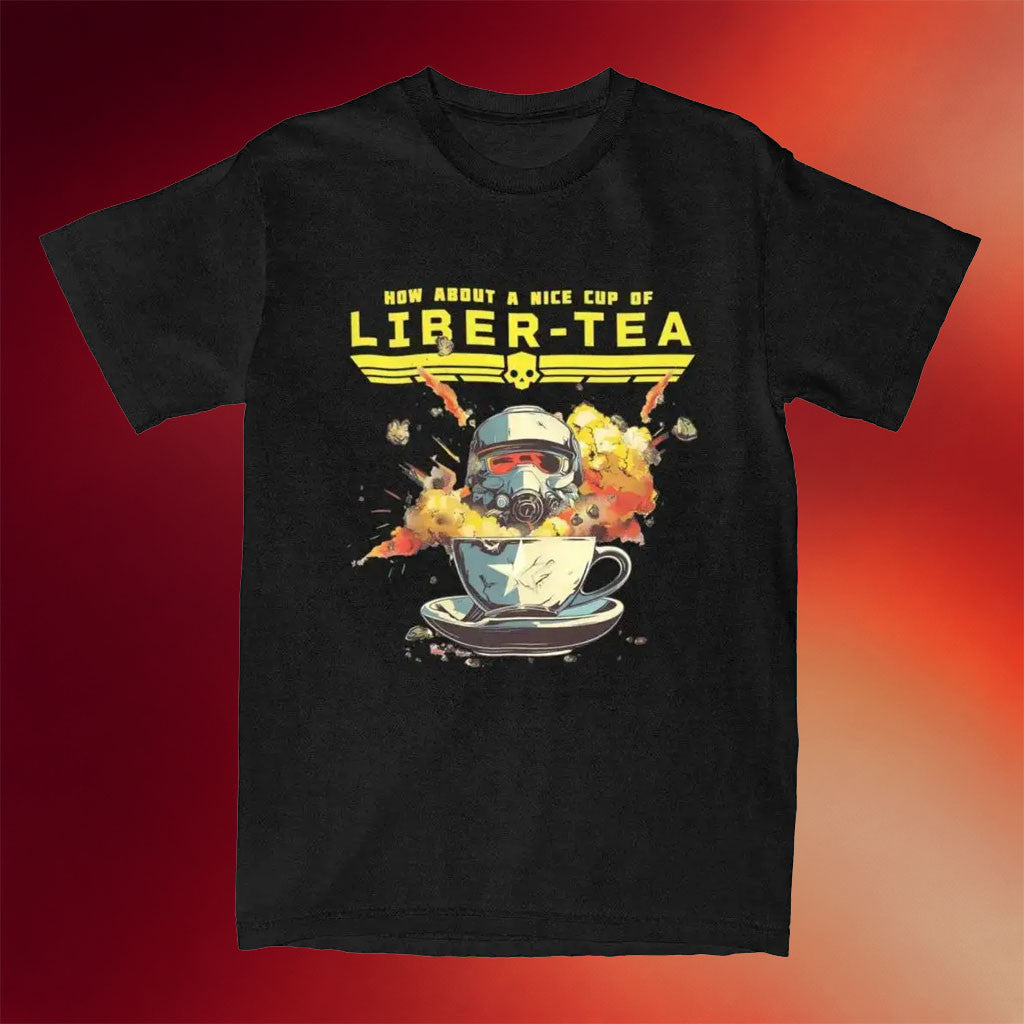 Helldivers Merch 2026 Liber - Tea T-Shirt Helldivers Shirt Gift For Brothers - Merchluma